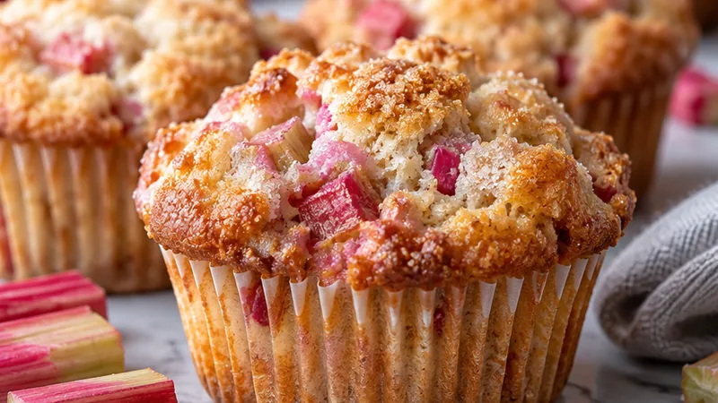Rhubarb Muffins Recipe