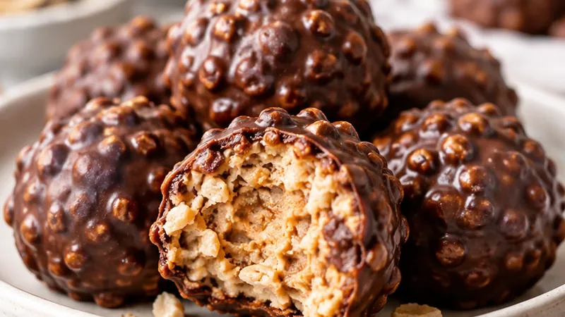 Rice Krispies Chocolate Peanut Butter Balls
