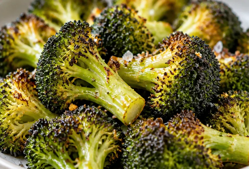 Roasted Broccoli Recipe, ready to serve