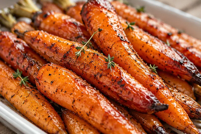 Roasted Carrots Recipe, ready to serve