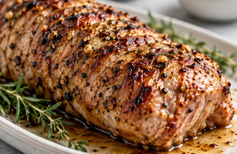 Roasted Pork Tenderloin Recipe, ready to serve