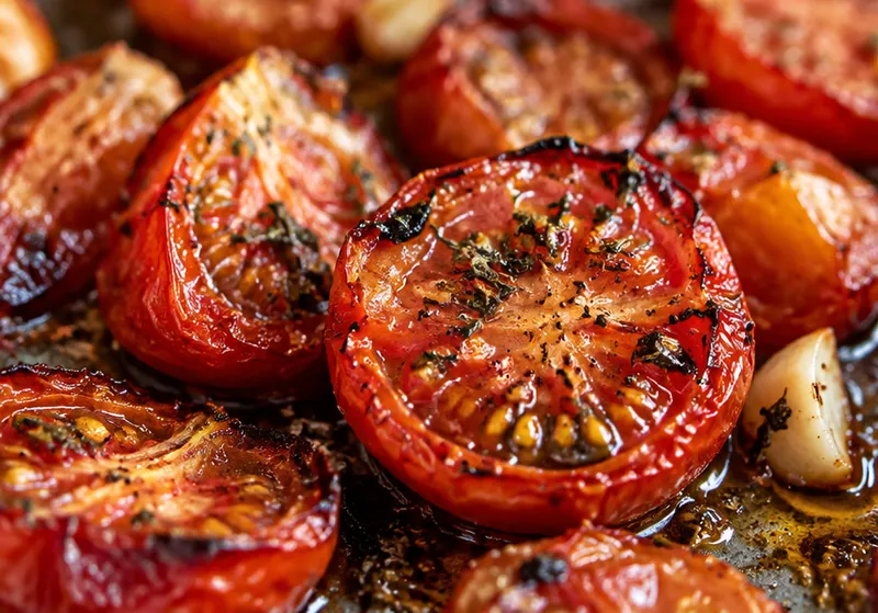 Roasted Tomatoes, ready to serve