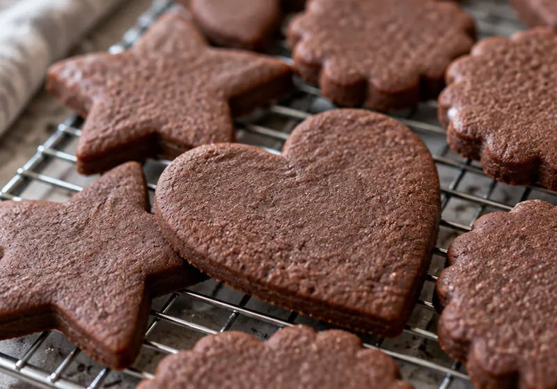 Roll Out Chocolate Cookies Recipe, ready to serve