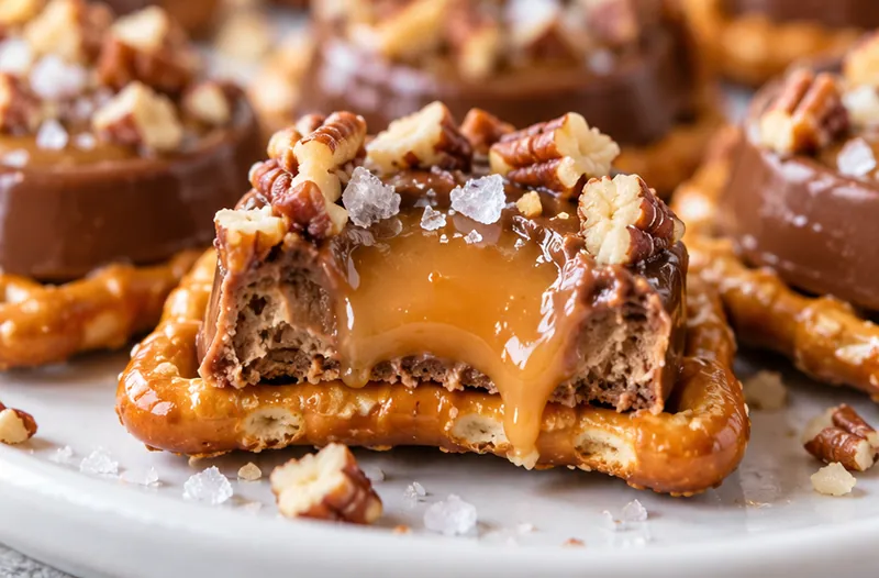 Rolo Pretzel Bites, ready to serve