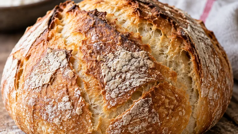 Rustic Italian Crusty Bread Recipe