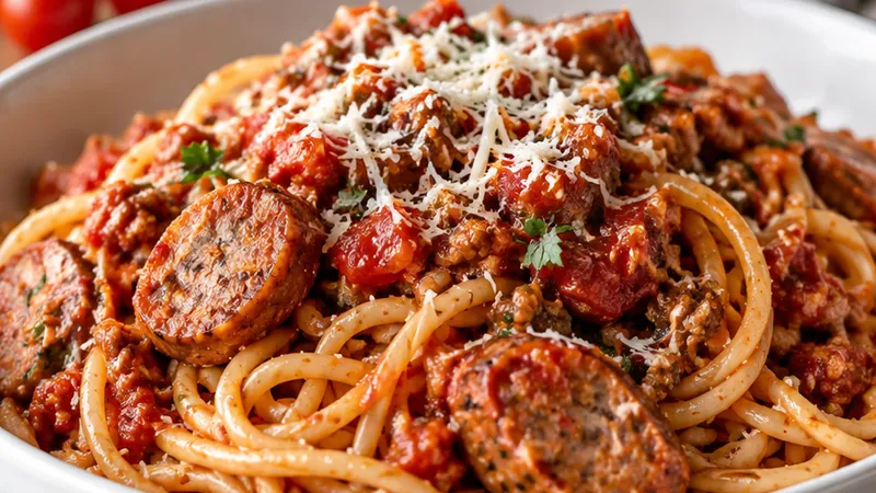 Sausage Spaghetti Recipe
