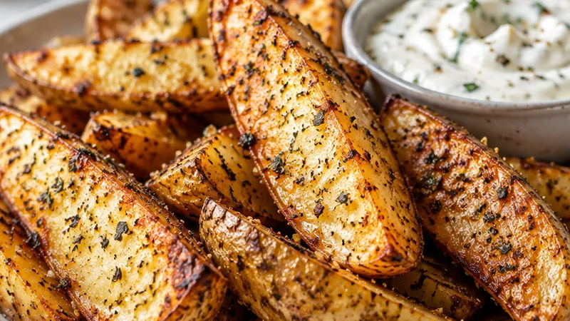Seasoned Baked Potato Wedges