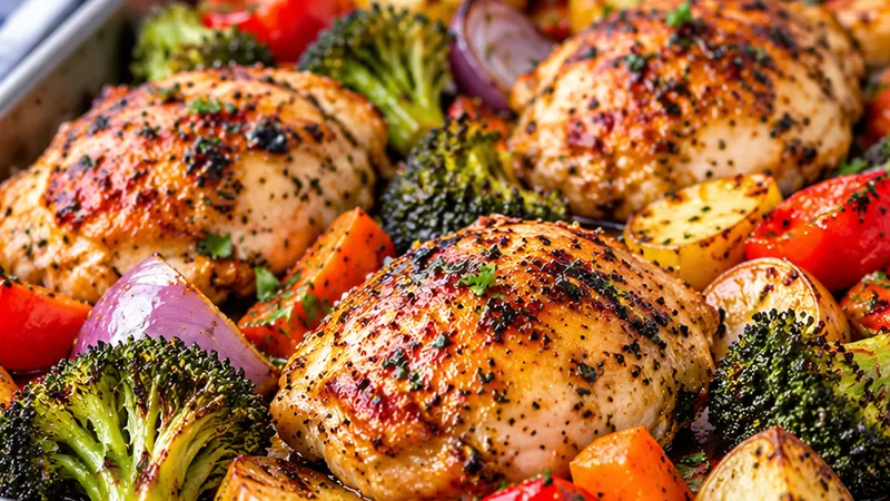 Sheet Pan Chicken and Vegetables