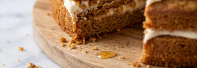 Silky and Soft Honey Cake, ready to serve