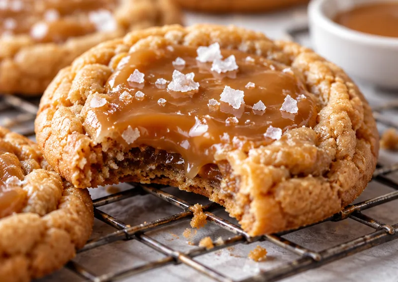Simple Caramel Cookies, ready to serve