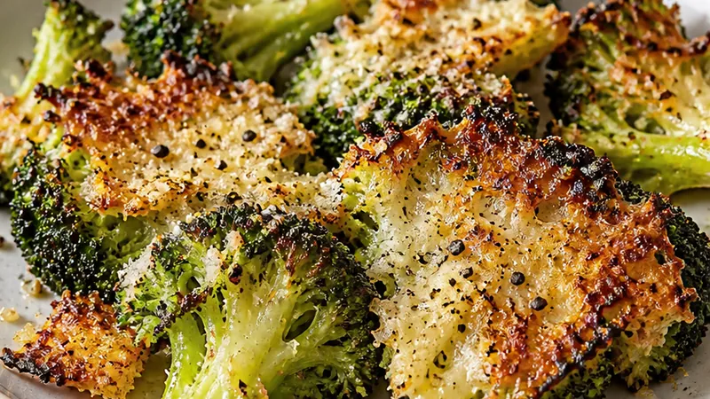 Smashed Broccoli Parmesan Recipe