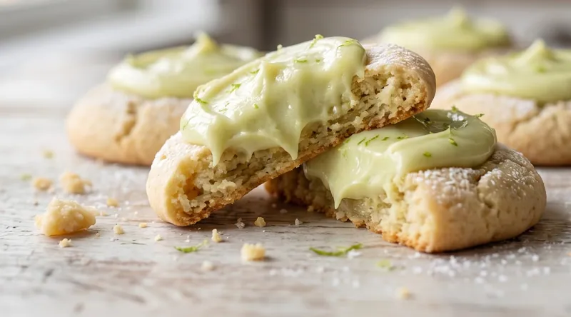 Key Lime Pie Cookies, ready to serve