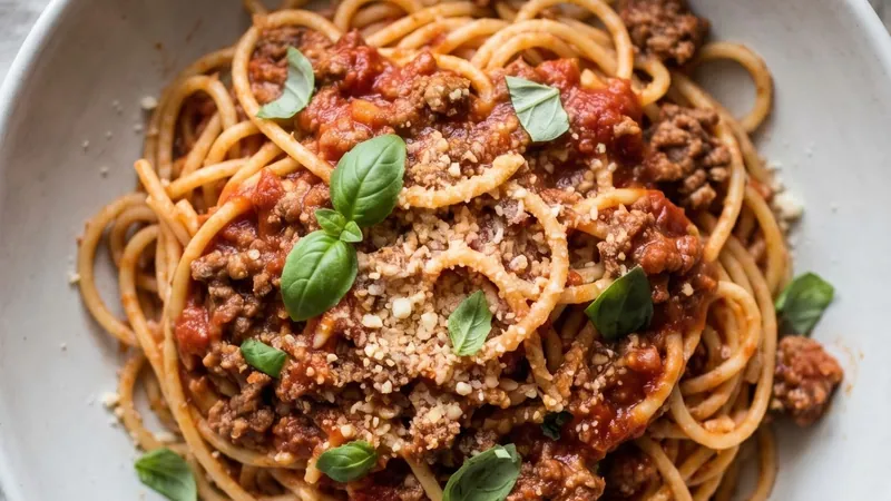 Spaghetti Recipe with Ground Beef