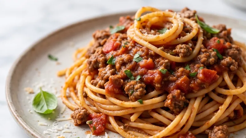 Spaghetti with Meat Sauce