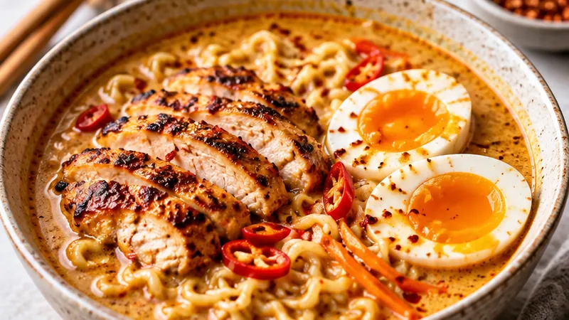 Spicy Coconut Curry Ramen