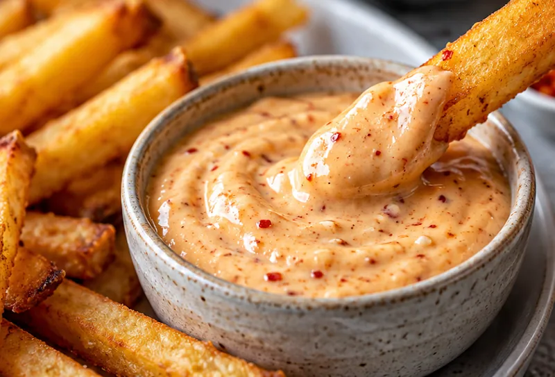 Spicy Garlic Aioli Recipe, ready to serve