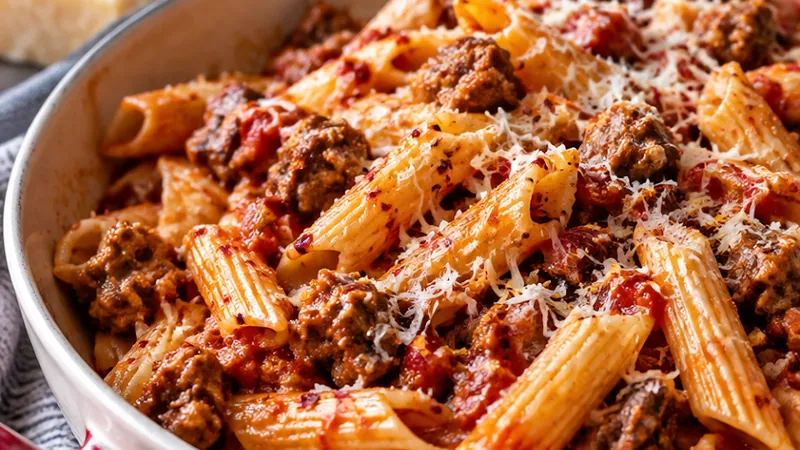 Spicy Italian Sausage Pasta