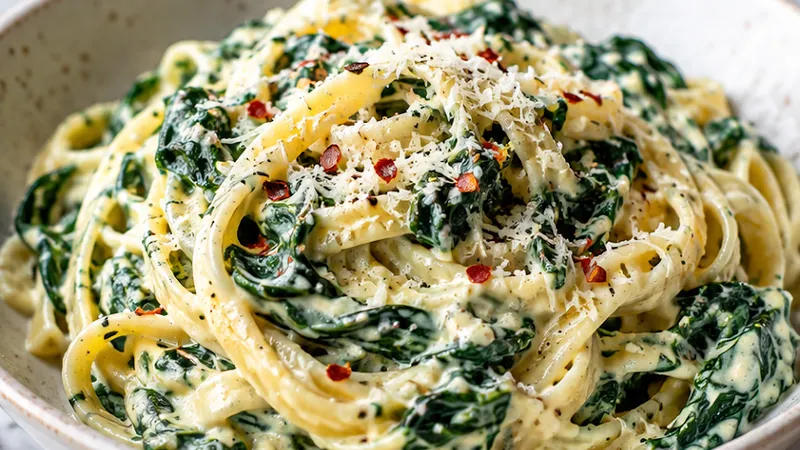 Creamy Spinach Pasta