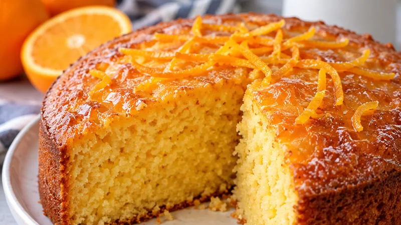 Spongy Orange Cake Recipe