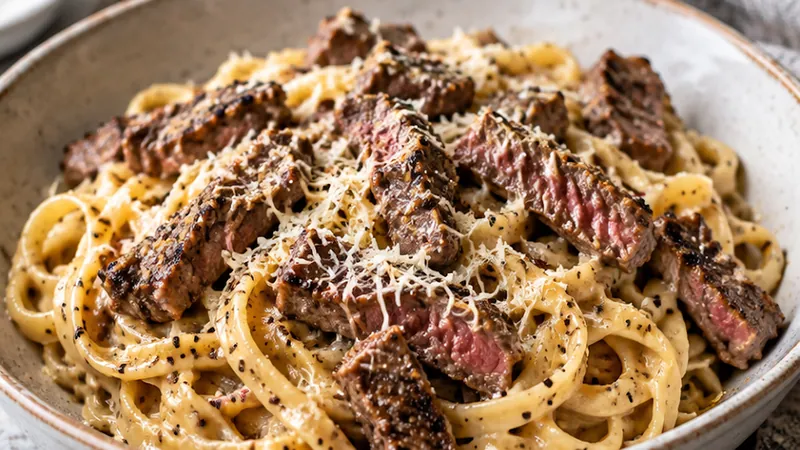 Steak Pasta Recipe