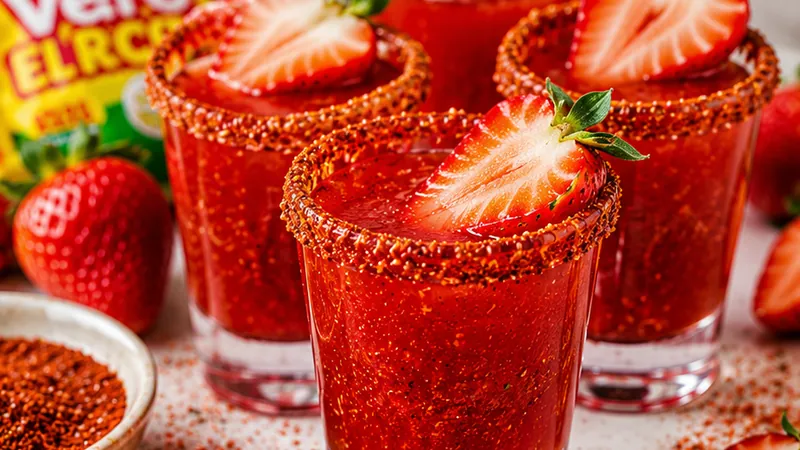 Strawberry Mexican Candy Shot