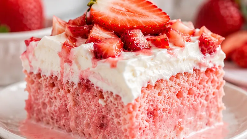 Strawberry Milk Tres Leches Cake