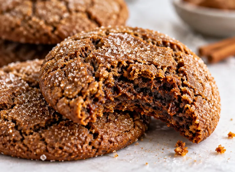 Super Soft Molasses Cookies Recipe, ready to serve