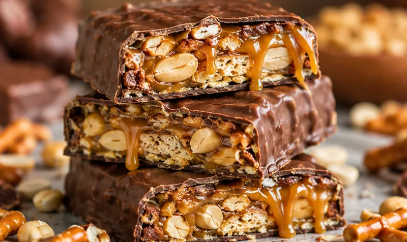 Take 5 Candy Bar Recipe, ready to serve