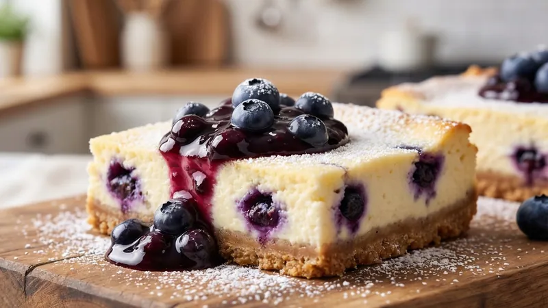 Blueberry Cheesecake Bars