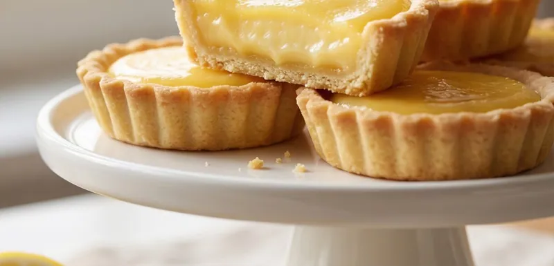 Tasty Mini Lemon Tarts, ready to serve