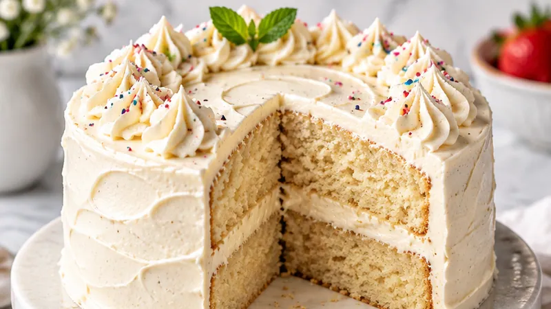 The Best Vegan Vanilla Cake Recipe