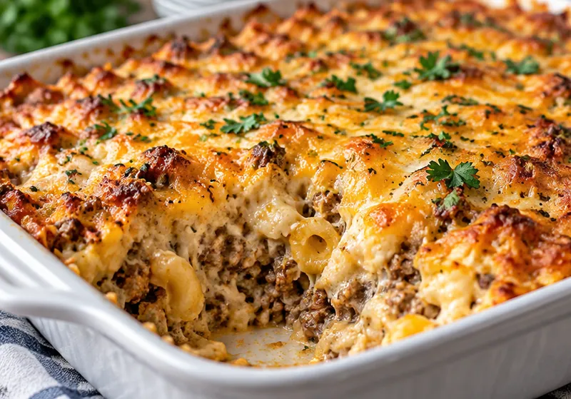 The King of All Casseroles, ready to serve