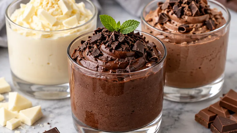 Three Chocolate Mousse Recipe