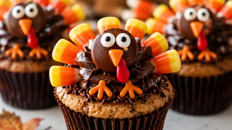 Turkey Cupcakes Recipe