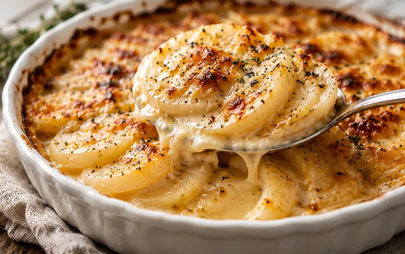 Turnip Au Gratin Recipe, ready to serve