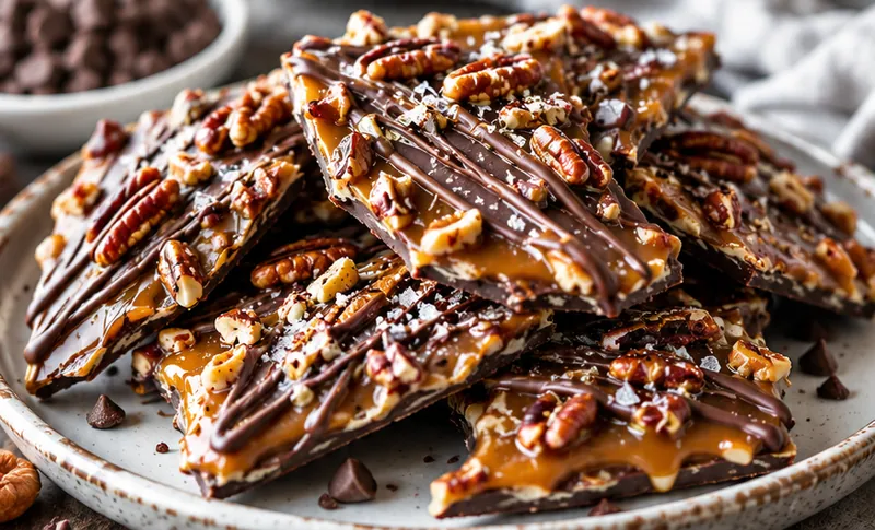 Turtle Bark Recipe, ready to serve