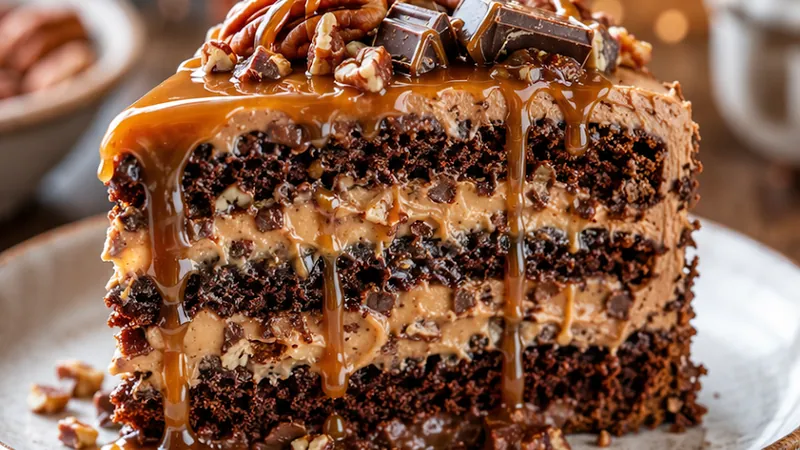 Turtle Caramel Cake Recipe