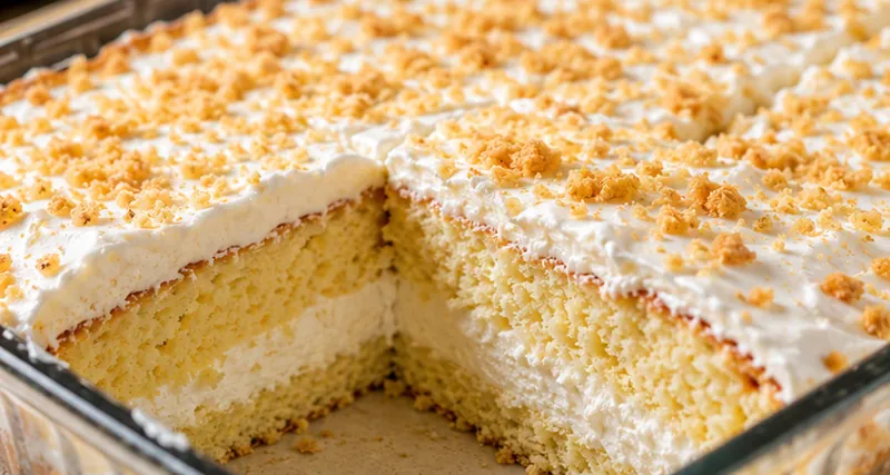 Twinkie Cake Recipe, ready to serve