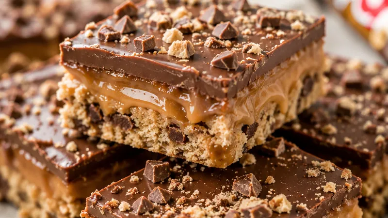 Twix Cookie Bars Recipe