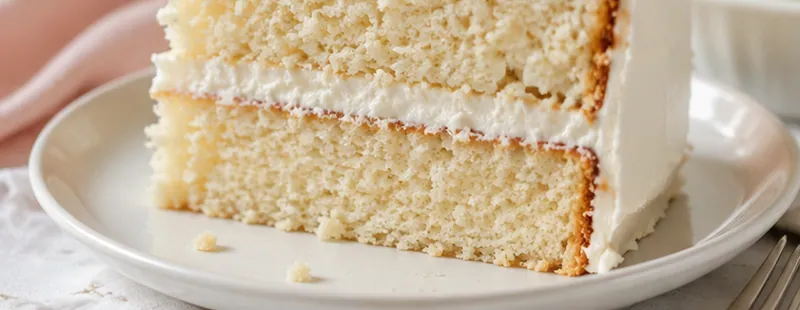 Vanilla Buttermilk Cake Recipe, ready to serve