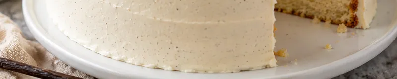 Vanilla Cake Recipe, ready to serve