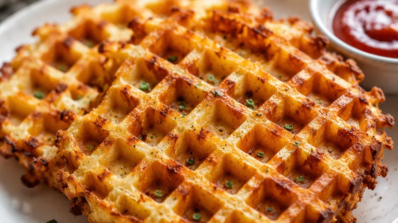 Waffle Iron Hash Browns
